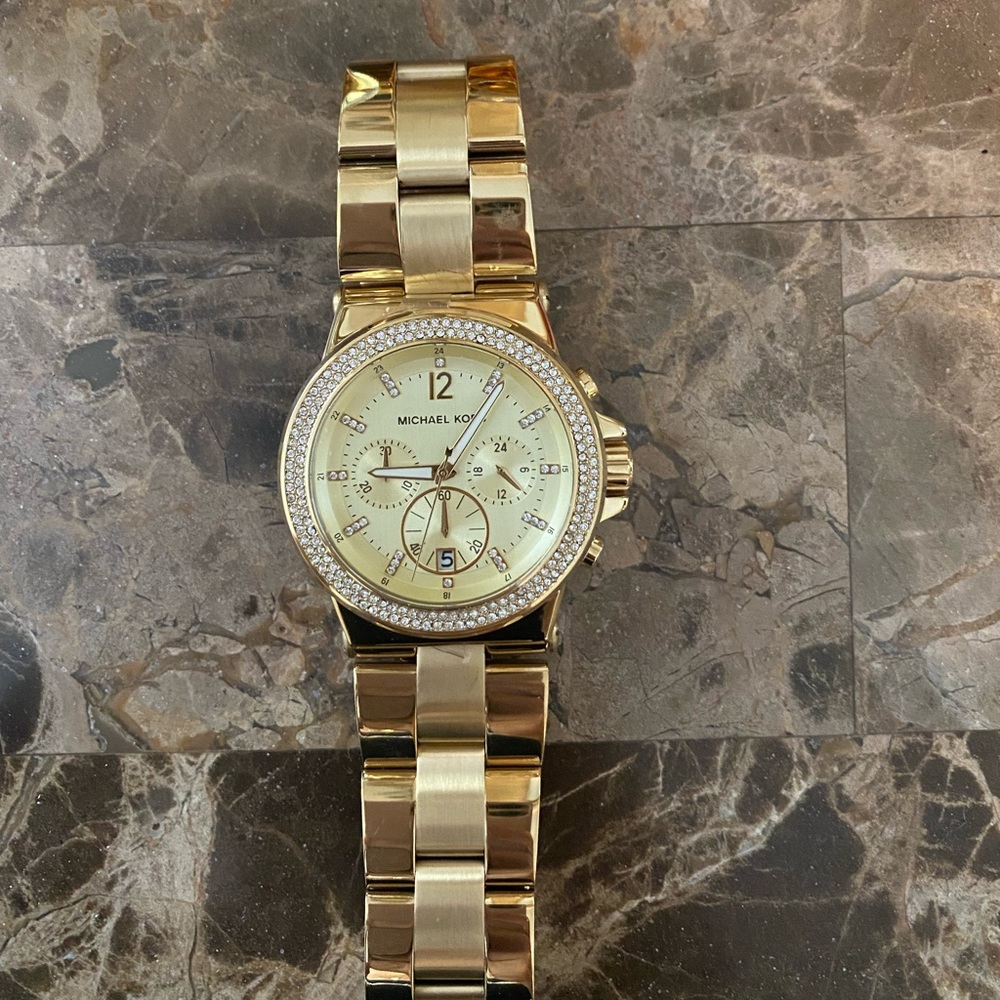 Gold color Michael Kors watch